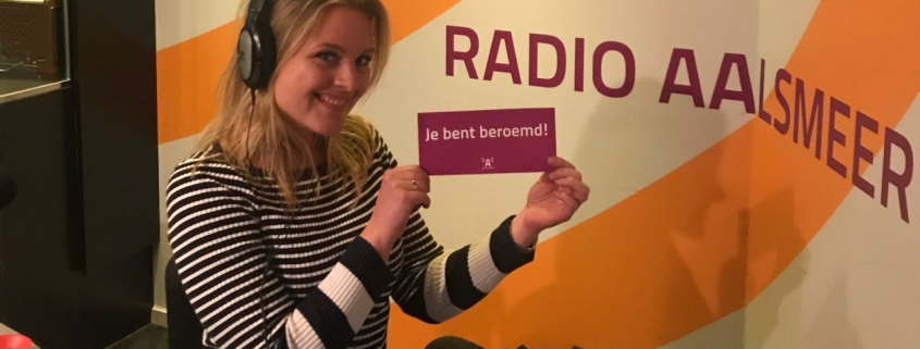 radio interview aalsmeer marije wielenga esther sparnaaij stralend presenteren